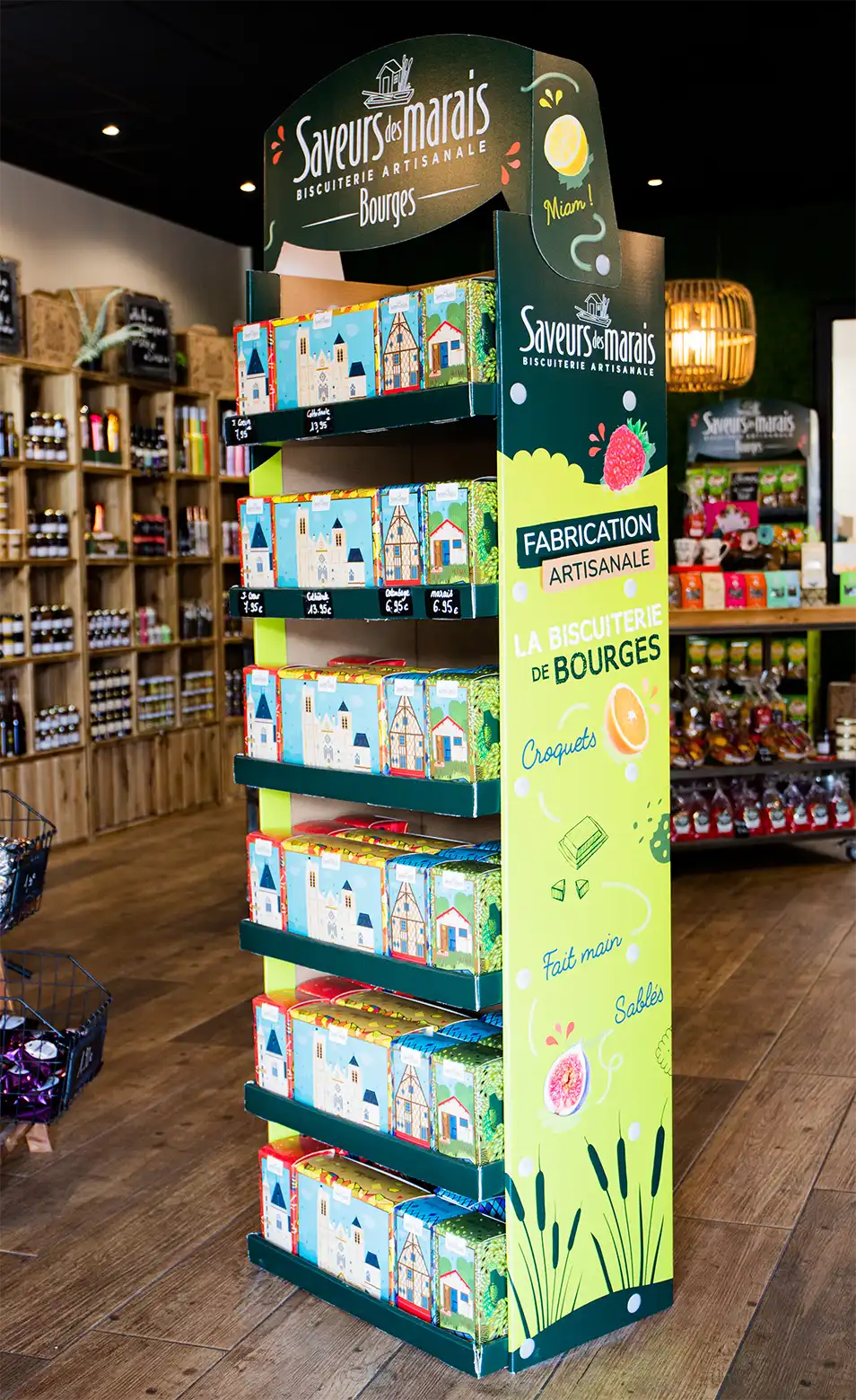 photo du box en carton saveurs des marais