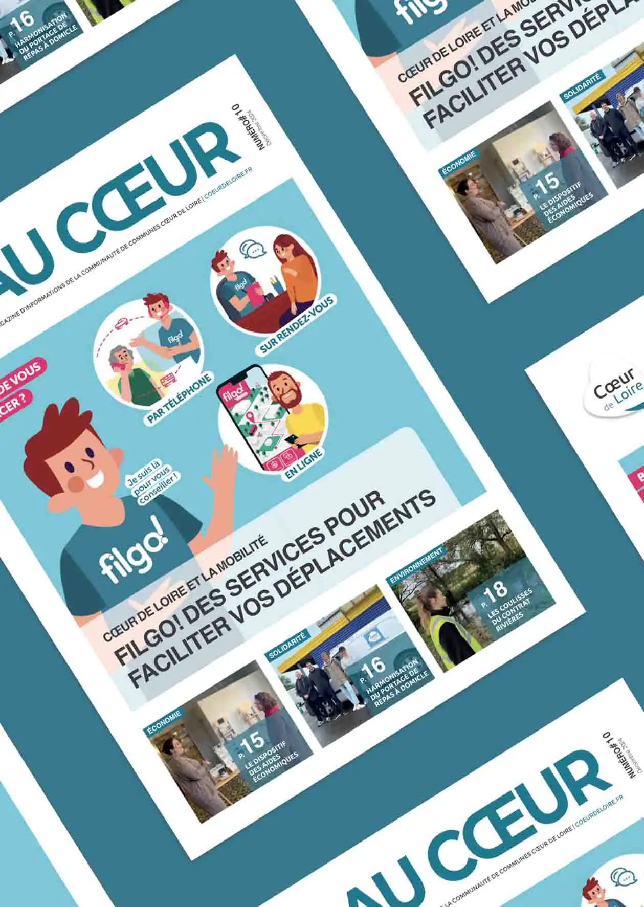 brochure pour la semaine de la mobilité en coeur de loire animé par Filgo