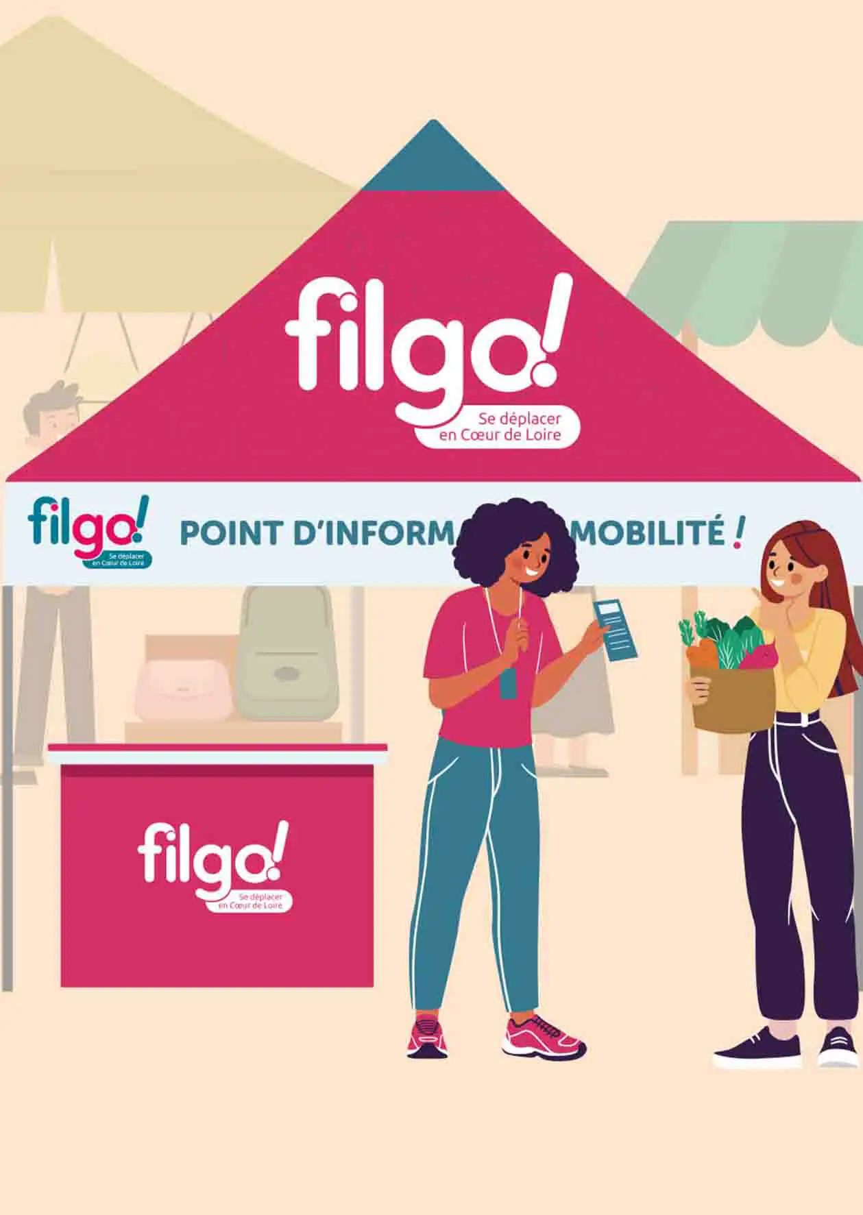 illustrations de la semaine de la mobilité en coeur de loire animé par Filgo