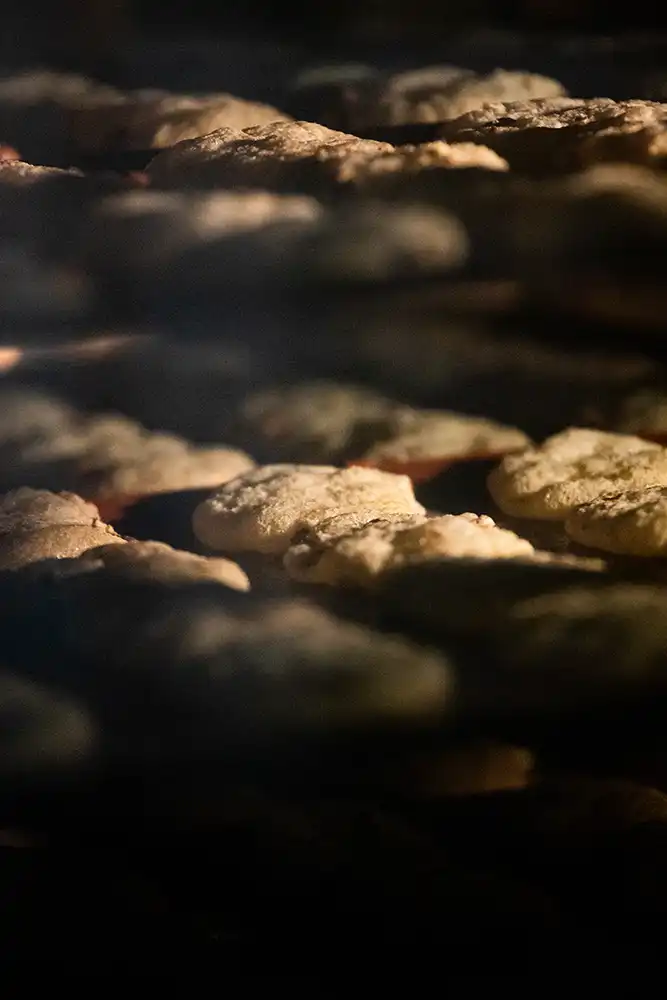 photo de biscuits en train de cuire saveurs des marais