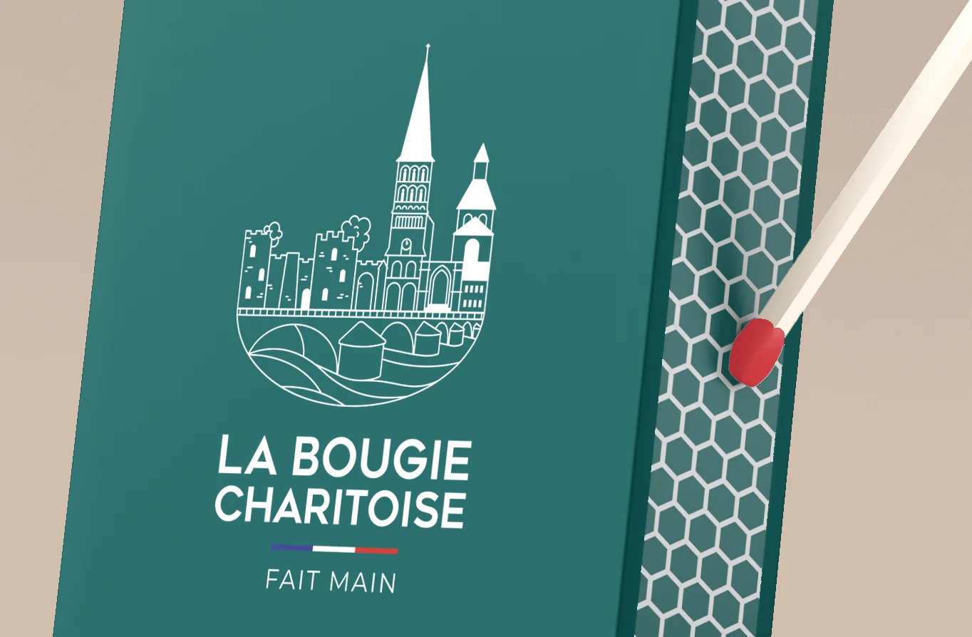 photo d'une boite d'allumette la bougie charitoise