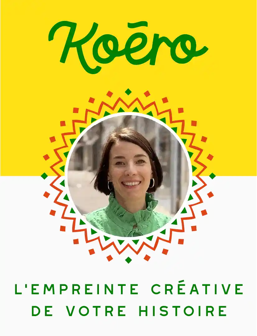 bandeau avec la photo de Margaux Martinez et son logo Koero