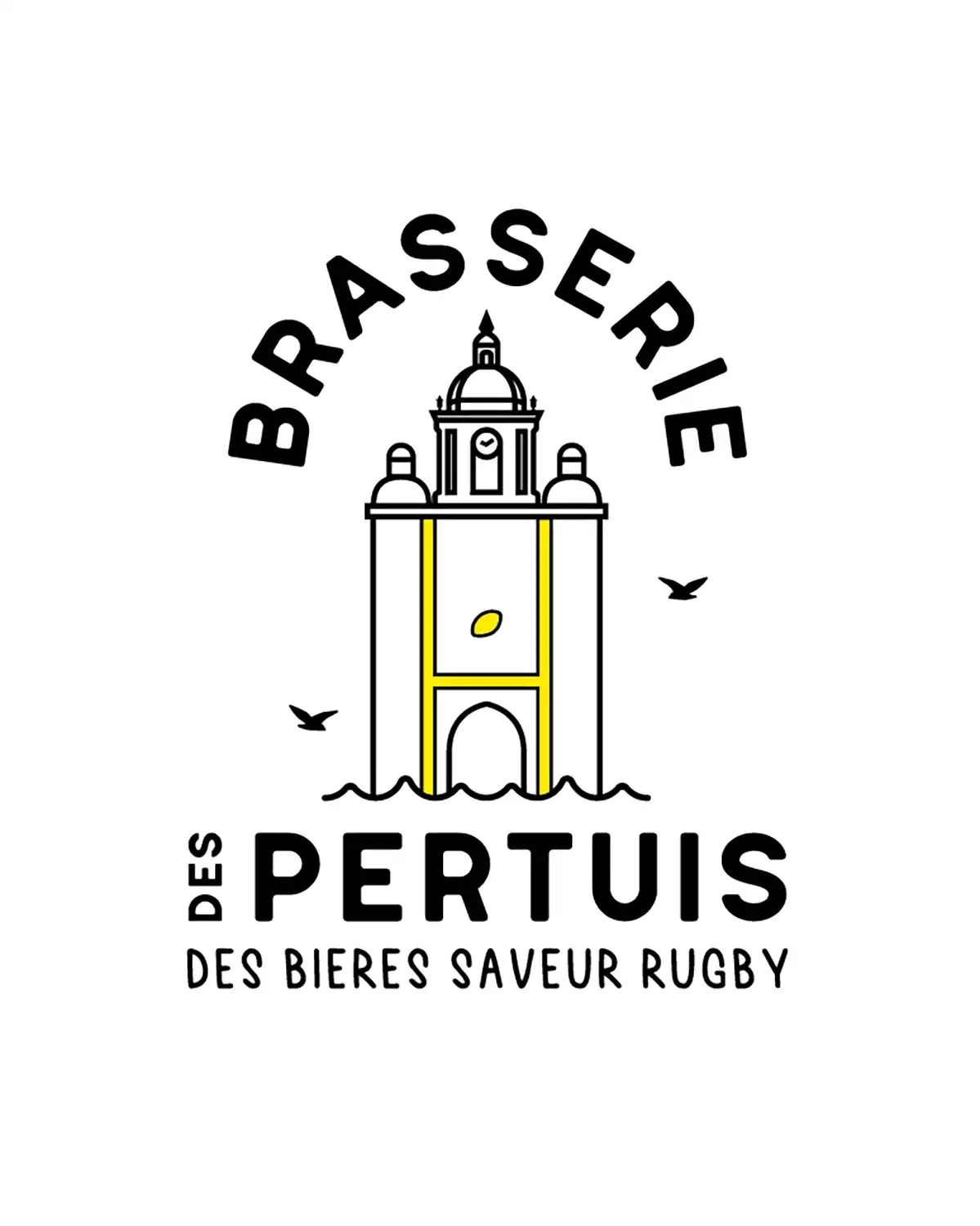 le logo de la brasserie des Pertuis de la Rochelle